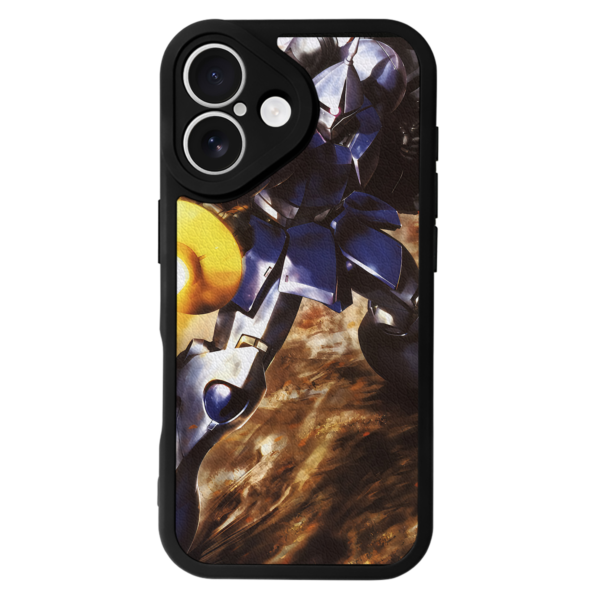 （画像用） 機動戦士ガンダム Mobile Suit Gundam 【iPhone 16シリーズ対応】シリコンスマホケース（レザー調） 材質：シリコン
